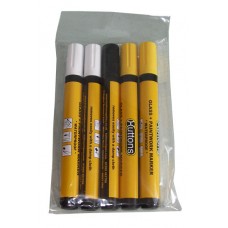 Glass/Bodywork Marker Pens (5 Included)